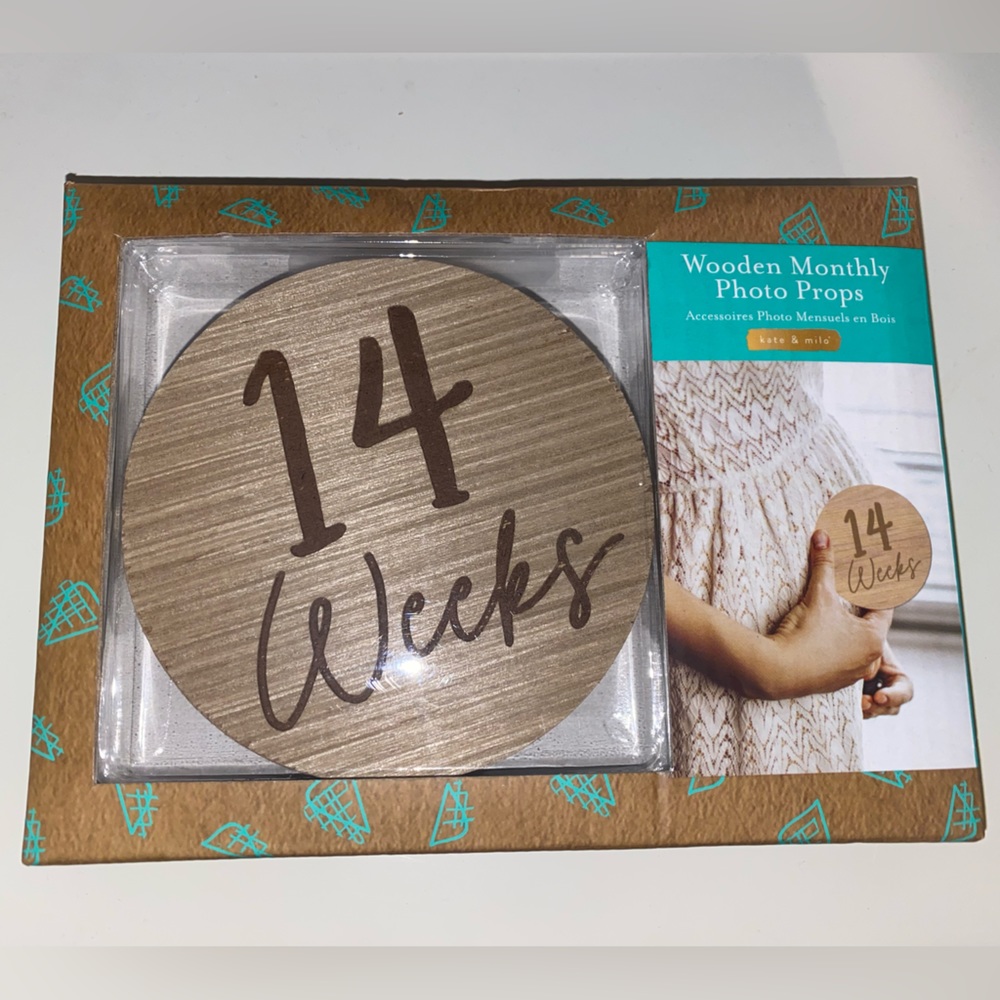 MATERNITY WOODEN MONTHLY PHOTO PROPS
